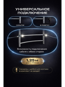Полотенцесушитель электрический TERMINUS Аврора