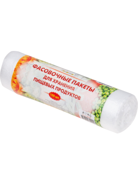 Пакеты для пищевых продуктов РОМАШКА 100 штук 