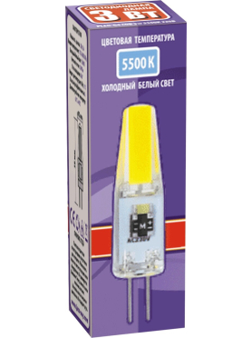 Лампа светодиодная G4 JAZZWAY PLED 3 Вт 5500К 