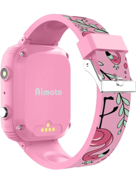 Умные часы детские AIMOTO Pro 4G Фламинго 