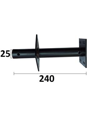 Полуось фрезы наружная для ASILAK SL-61 