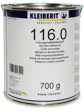Клей контактный универсальный KLEIBERIT 116.0 термостойкий 0,7 кг