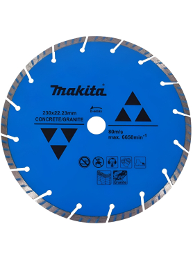 Круг алмазный 230x22,23 мм MAKITA Эконом по бетону 