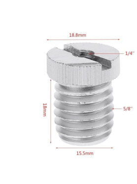 Винт - переходник с 1/4" на 5/8" DLT 