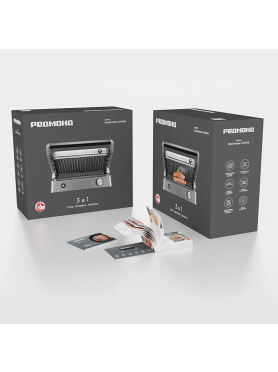 Электрогриль REDMOND SteakMaster GM308 серебро