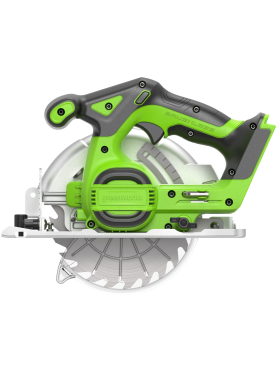 Пила циркулярная аккумуляторная GREENWORKS GD24CS165 24V