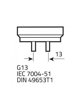 Лампа светодиодная G13  OSRAM ST8 B-1,2m - 18W-840 4000K AC DE