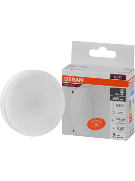 Лампа светодиодная GX53 OSRAM LED Value LVGX53100 12 SW/830 12 Вт 3000К 