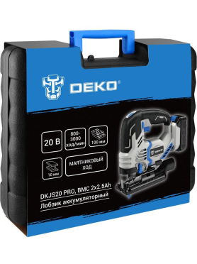 Лобзик аккумуляторный DEKO DKJS20 PRO 