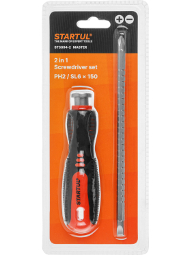 Отвертка комбинированная PH2/SL6 150 мм STARTUL Master 