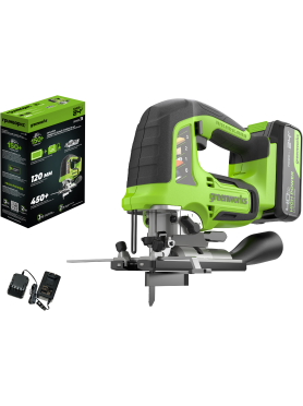 Лобзик аккумуляторный Greenworks 24V GD24JS120