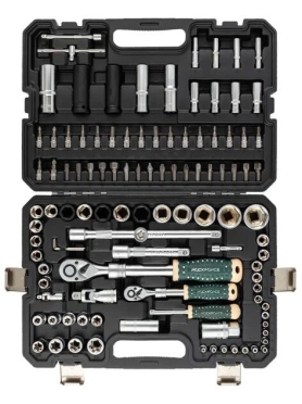 Набор инструментов 1/4", 1/2" 6 граней ROCKFORCE LIGHT 108 предметов 