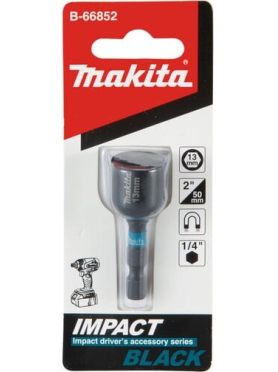 Головка 1/4" 6 граней ударная MAKITA Impact Black