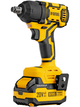 Гайковерт аккумуляторный ударный DENZEL CIWH-BL-20-500 20В 