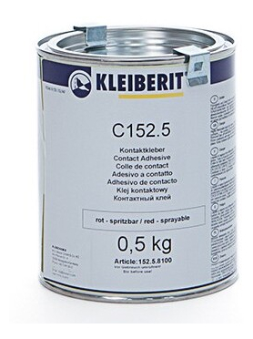 Клей контактный универсальный KLEIBERIT 152.5 для шпона 500 г 