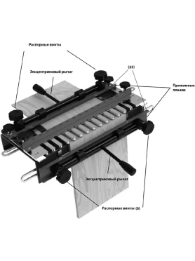 Шипорез для соединений ласточкин хвост WOODWORK 