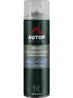 Грунт аэрозольный эпоксидный цинк-алюминиевый AUTOP №20 650 мл 