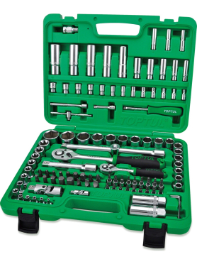 Набор инструментов 1/4", 1/2" 6 граней 108 предметов TOPTUL 