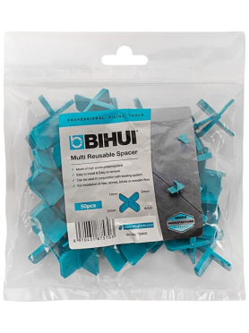 Крестики для укладки плитки BIHUI 1-4 мм 50 штук 