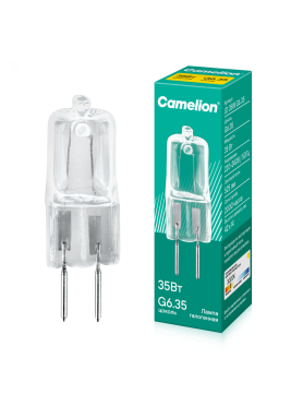 Лампа галогенная G6.35 CAMELION JD 35Вт 3000К 