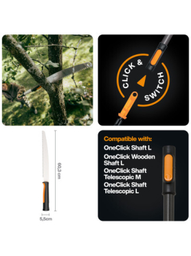 Пила садовая FISKARS OneClick 