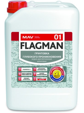 Грунтовка акриловая FLAGMAN 01 глубокого проникновения