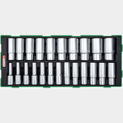Набор головок 1/2" глубоких 23 передмета TOPTUL (GTB2305)